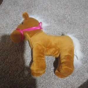 A stuffed animal/horse